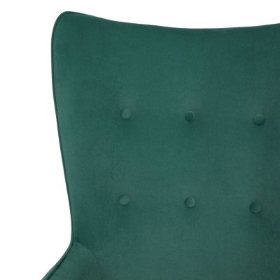 Кресло BELLA XL Kiton 709 Jungle велюр/черный