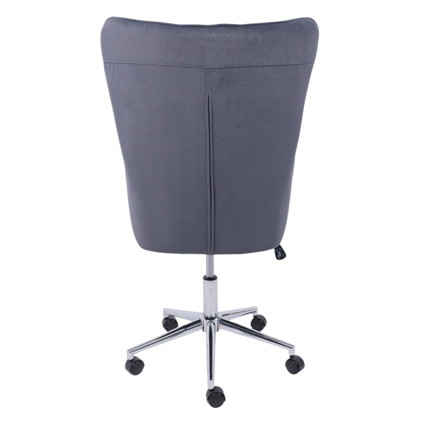 Кресло BELLA XL Kiton 713 Graphite велюр/хром