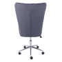 Кресло BELLA XL Kiton 713 Graphite велюр/хром