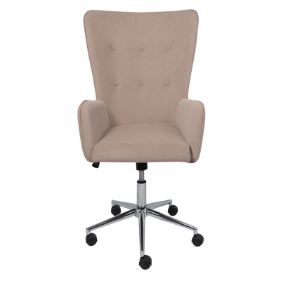 Кресло BELLA XL Kiton 714 Powder велюр/хром