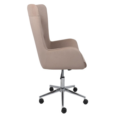 Кресло BELLA XL Kiton 714 Powder велюр/хром