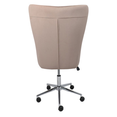 Кресло BELLA XL Kiton 714 Powder велюр/хром