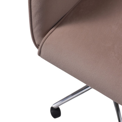 Кресло BELLA XL Kiton 714 Powder велюр/хром