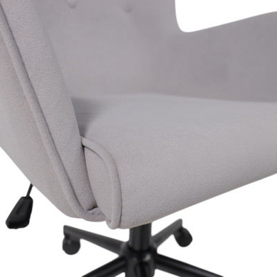 Кресло BELLA XL Kiton 722 Smoke велюр/черный