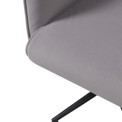 Кресло BELLA XL Kiton 722 Smoke велюр/черный