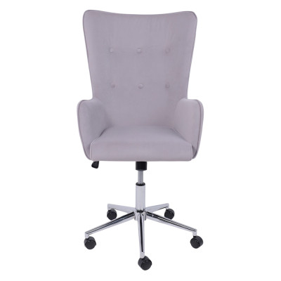 Кресло BELLA XL Kiton 722 Smoke велюр/хром