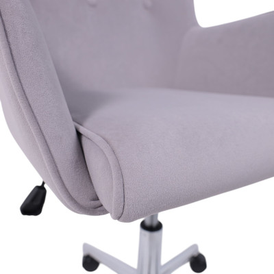 Кресло BELLA XL Kiton 722 Smoke велюр/хром