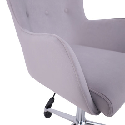 Кресло BELLA XL Kiton 722 Smoke велюр/хром