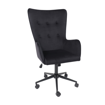 Кресло BELLA XL Seven 035 (black) велюр/черный