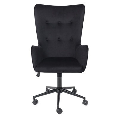 Кресло BELLA XL Seven 035 (black) велюр/черный