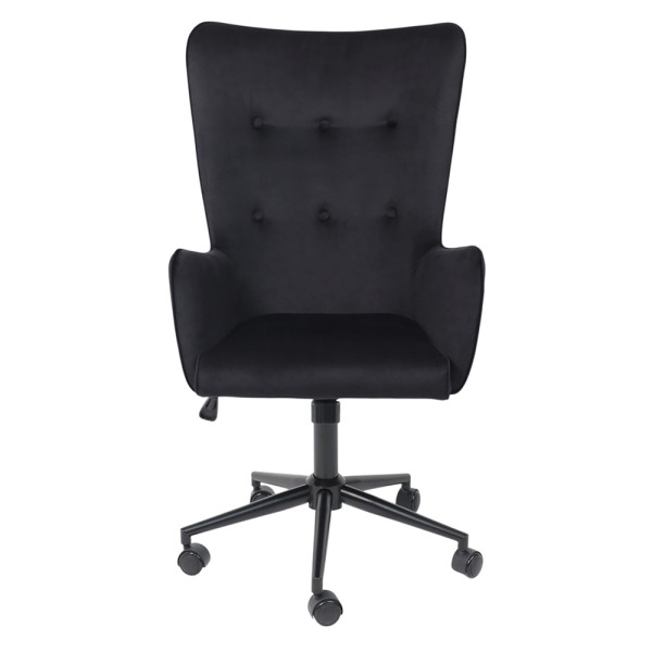 Кресло BELLA XL Seven 035 (black) велюр/черный