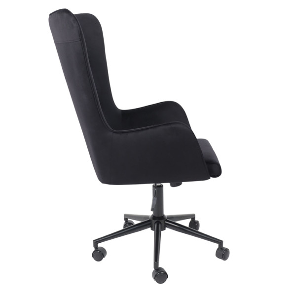 Кресло BELLA XL Seven 035 (black) велюр/черный