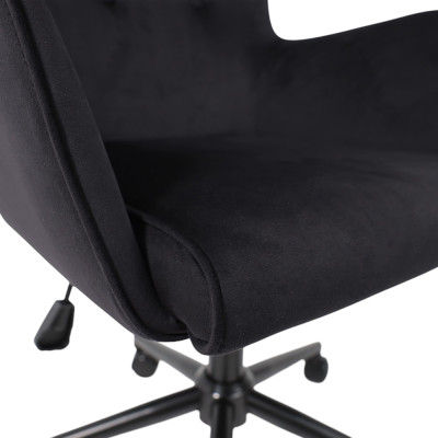 Кресло BELLA XL Seven 035 (black) велюр/черный