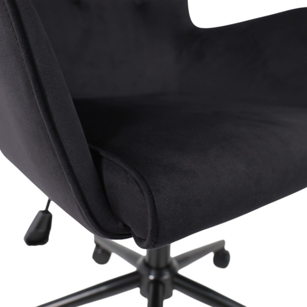 Кресло BELLA XL Seven 035 (black) велюр/черный