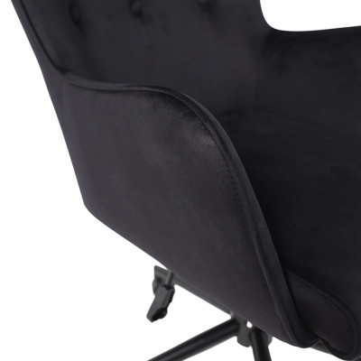 Кресло BELLA XL Seven 035 (black) велюр/черный