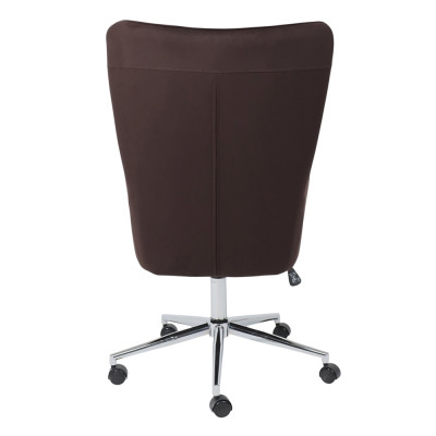 Кресло BELLA XL Kiton Velutto 24 (choco) велюр/хром