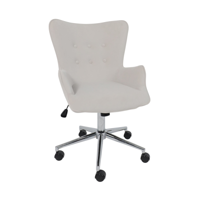 Кресло BELLA Kiton 701 Antarctica велюр/хром