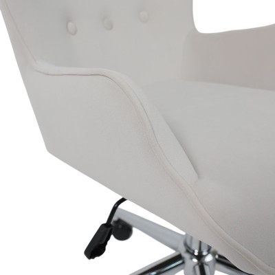 Кресло BELLA Kiton 701 Antarctica велюр/хром