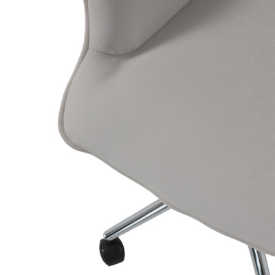 Кресло BELLA Kiton 701 Antarctica велюр/хром