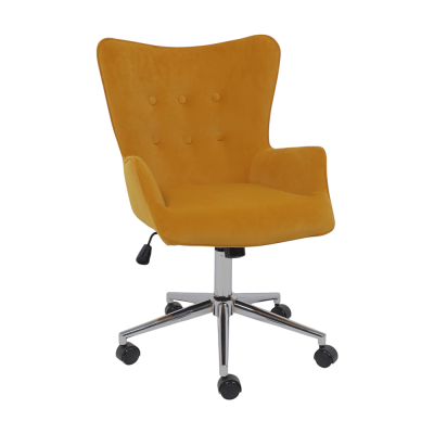 Кресло BELLA Kiton 719 (mimosa) велюр/хром