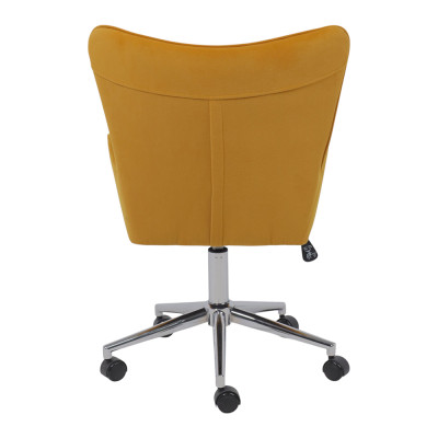 Кресло BELLA Kiton 719 (mimosa) велюр/хром