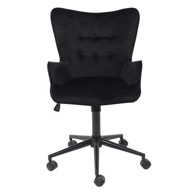 Кресло BELLA Seven 035 black велюр/черный