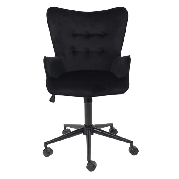 Кресло BELLA Seven 035 (black) велюр/черный