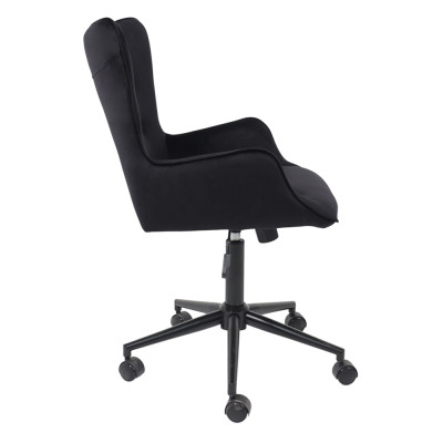 Кресло BELLA Seven 035 black велюр/черный