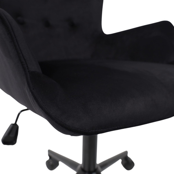 Кресло BELLA Seven 035 (black) велюр/черный