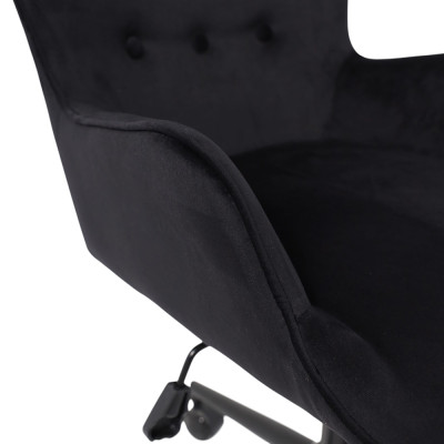 Кресло BELLA Seven 035 black велюр/черный