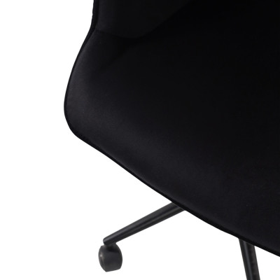 Кресло BELLA Seven 035 black велюр/черный