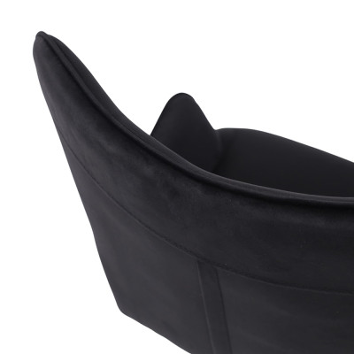 Кресло BELLA Seven 035 black велюр/черный