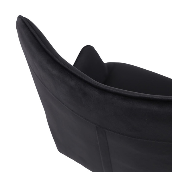 Кресло BELLA Seven 035 (black) велюр/черный