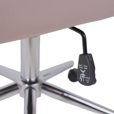 Кресло BELLA Velluto 37 dust rose велюр/хром