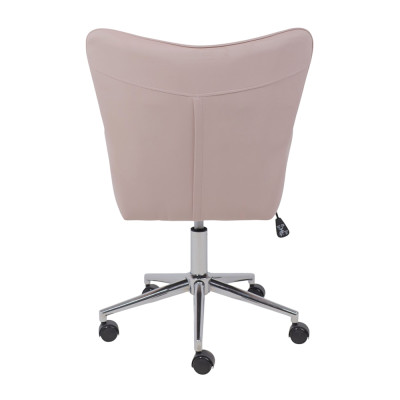 Кресло BELLA Velluto 37 dust rose велюр/хром