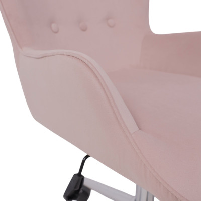 Кресло BELLA Velluto 37 dust rose велюр/хром