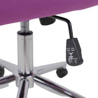 Кресло BELLA Velluto 41 (violet) велюр/хром