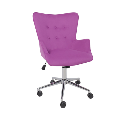 Кресло BELLA Velluto 41 (violet) велюр/хром