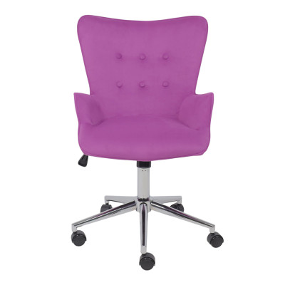Кресло BELLA Velluto 41 (violet) велюр/хром
