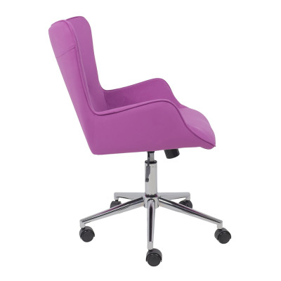 Кресло BELLA Velluto 41 (violet) велюр/хром