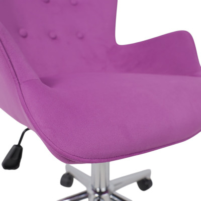 Кресло BELLA Velluto 41 (violet) велюр/хром