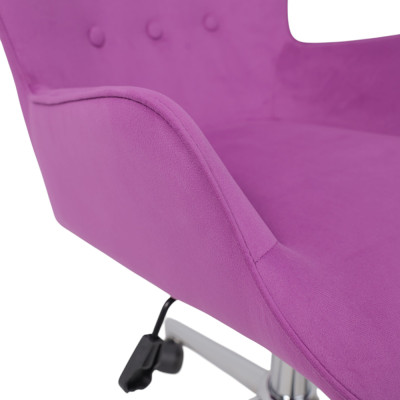 Кресло BELLA Velluto 41 (violet) велюр/хром