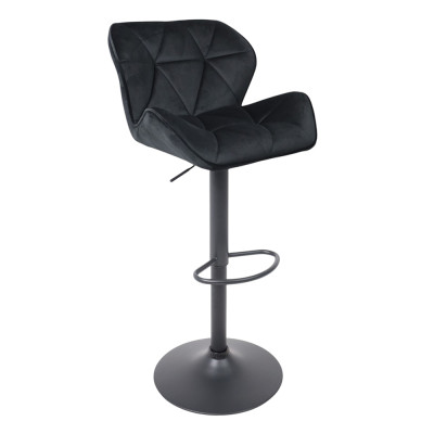 Кресло барное BERLIN GB Seven 35 велюр/черный
