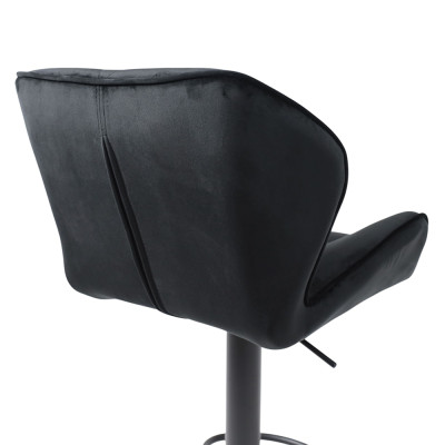 Кресло барное BERLIN GB Seven 35 велюр/черный