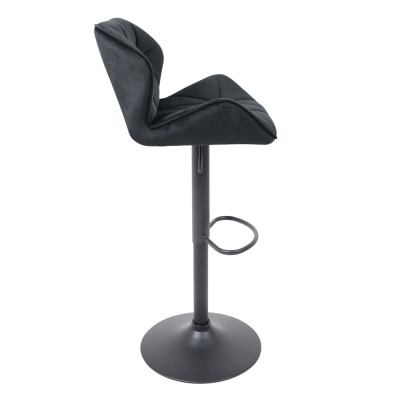 Кресло барное BERLIN GB Seven 35 велюр/черный