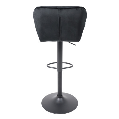 Кресло барное BERLIN GB Seven 35 велюр/черный