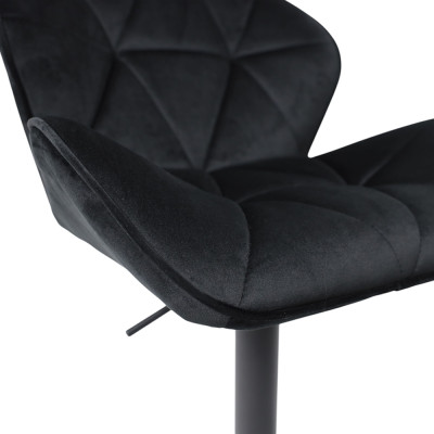 Кресло барное BERLIN GB Seven 35 велюр/черный