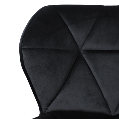 Кресло барное BERLIN GB Seven 35 велюр/черный