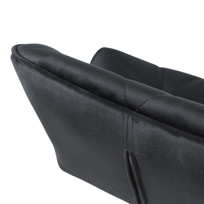 Кресло барное BERLIN GB Seven 35 велюр/черный