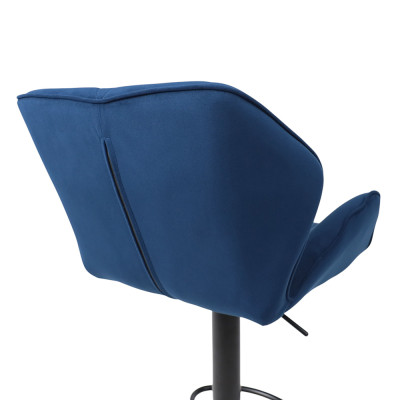 Кресло барное BERLIN GB Velutto 26 велюр/черный